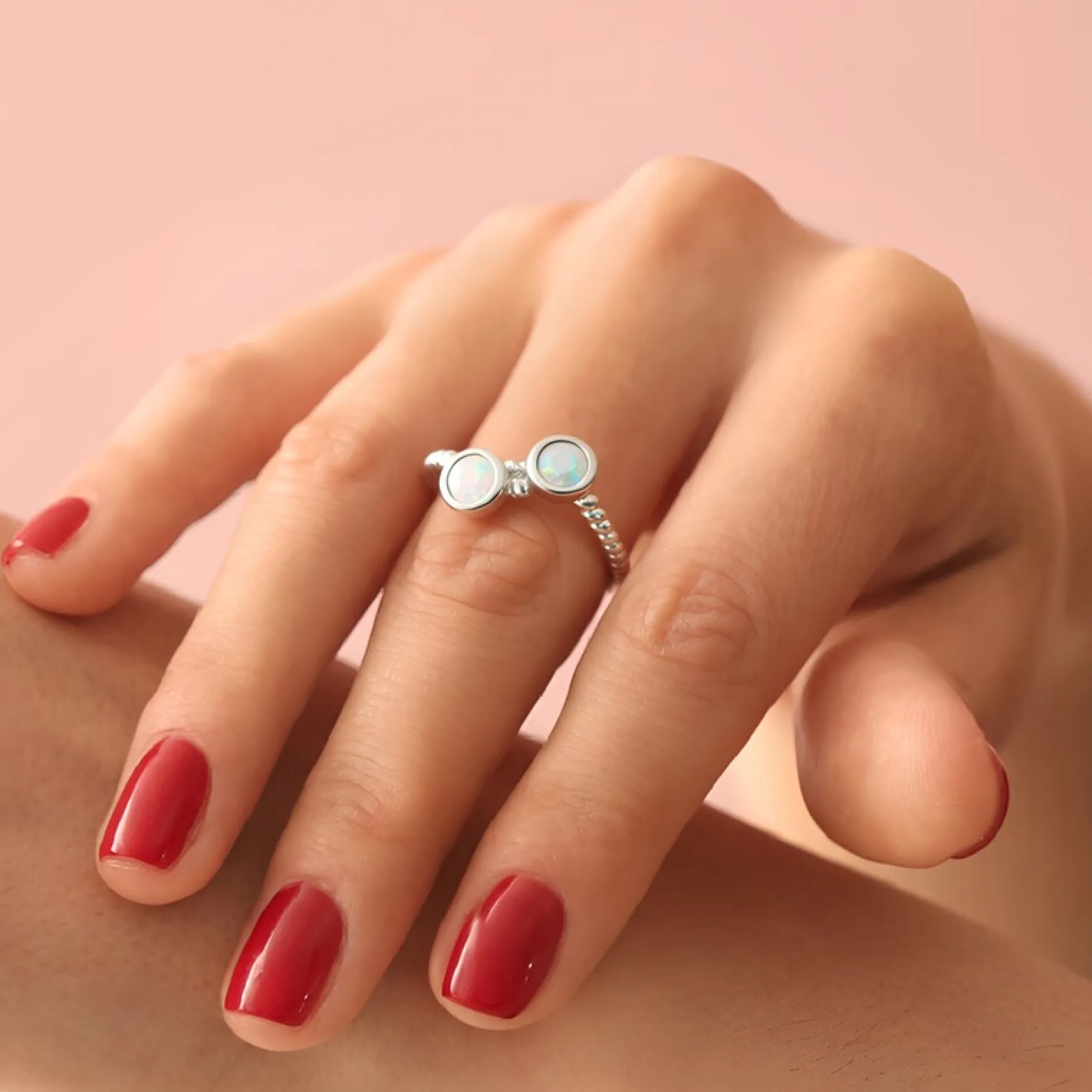 Welo-Opal-Silberring