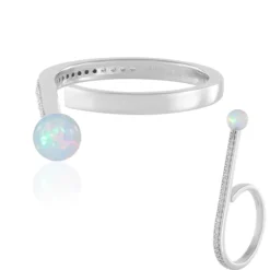 Welo-Opal-Silberring