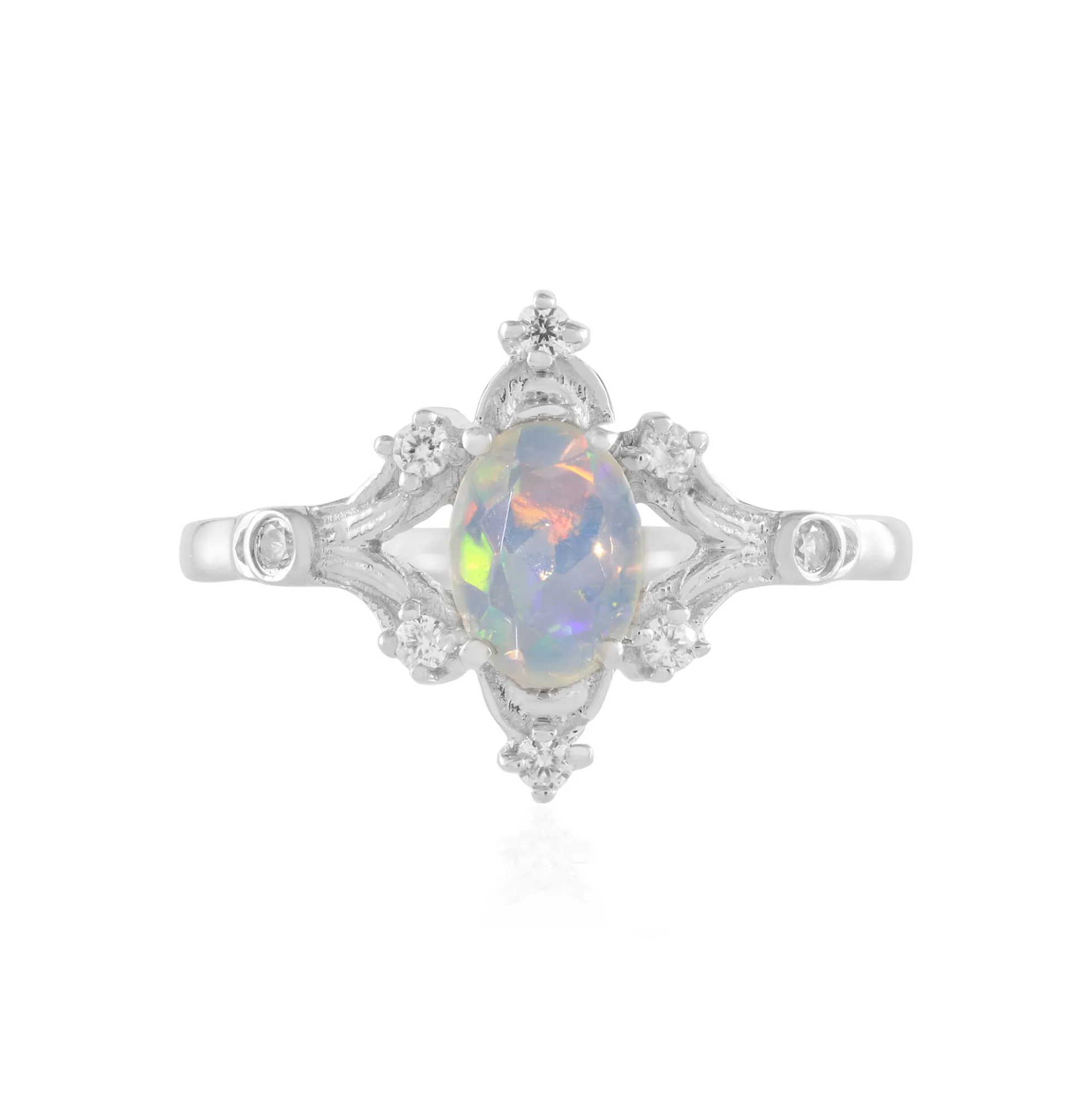 Welo-Opal-Silberring