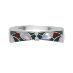 Welo-Opal-Silberring