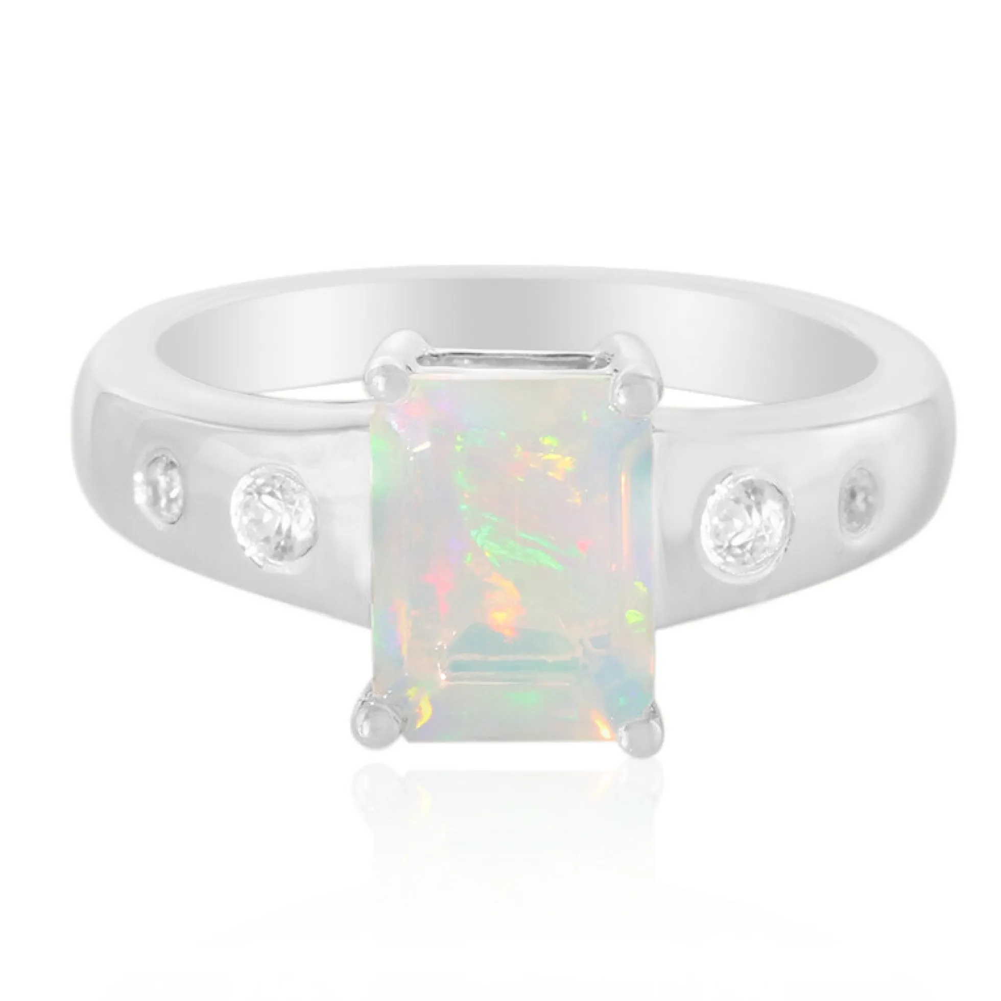 Welo-Opal-Silberring