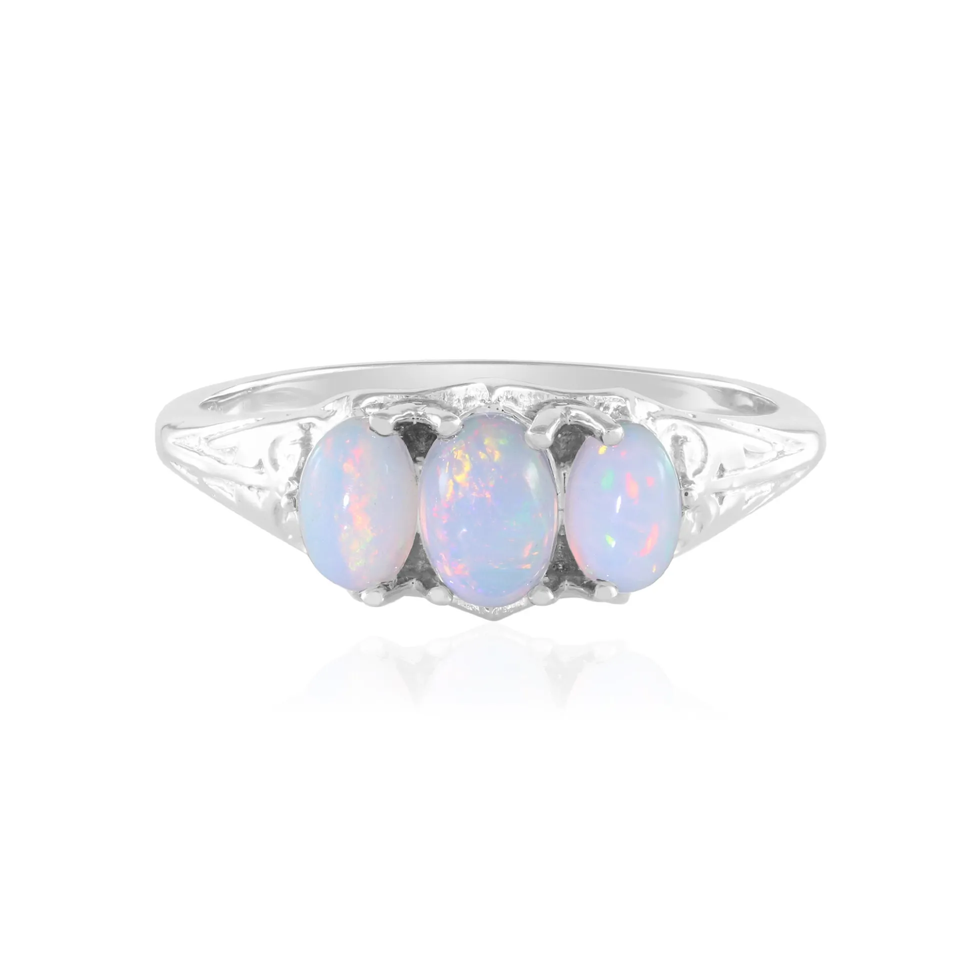 Welo-Opal-Silberring