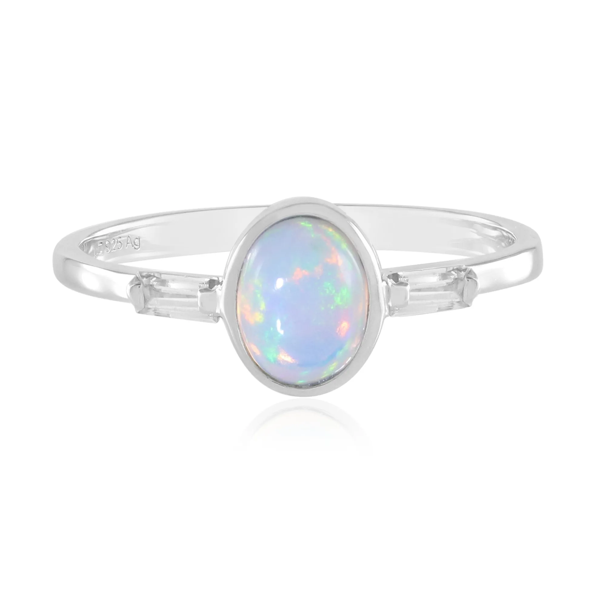 Welo-Opal-Silberring