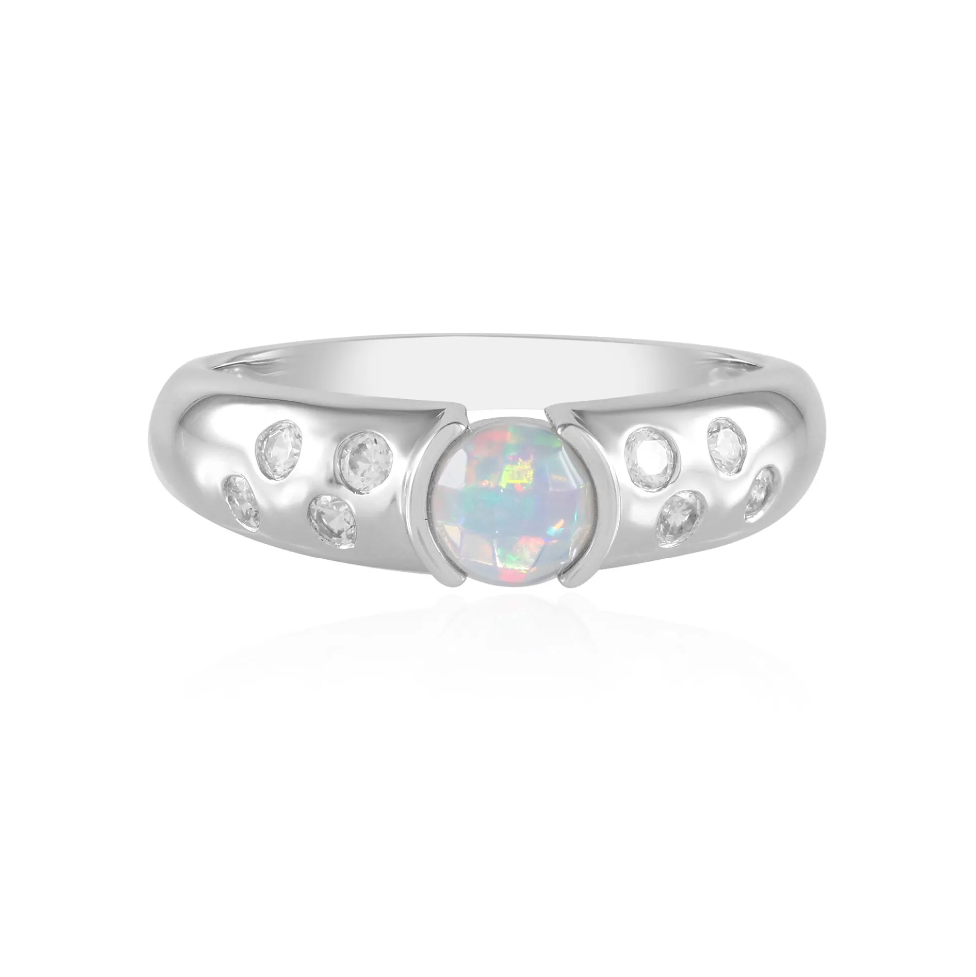 Welo-Opal-Silberring