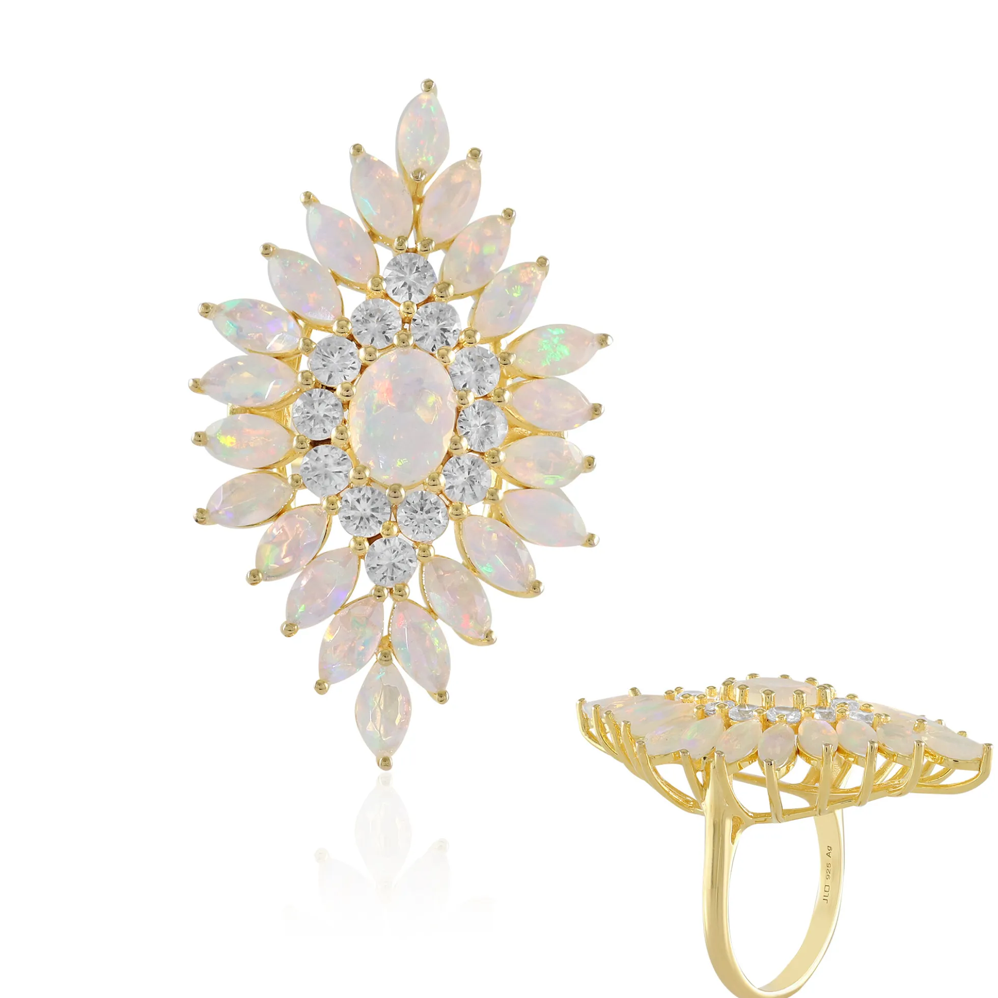 Welo-Opal-Silberring