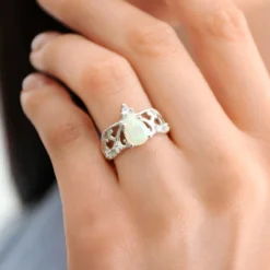 Welo-Opal-Silberring