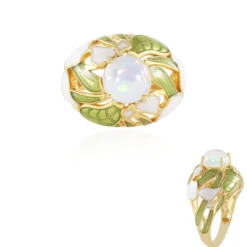 Welo-Opal-Silberring