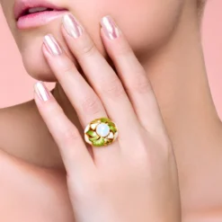 Welo-Opal-Silberring