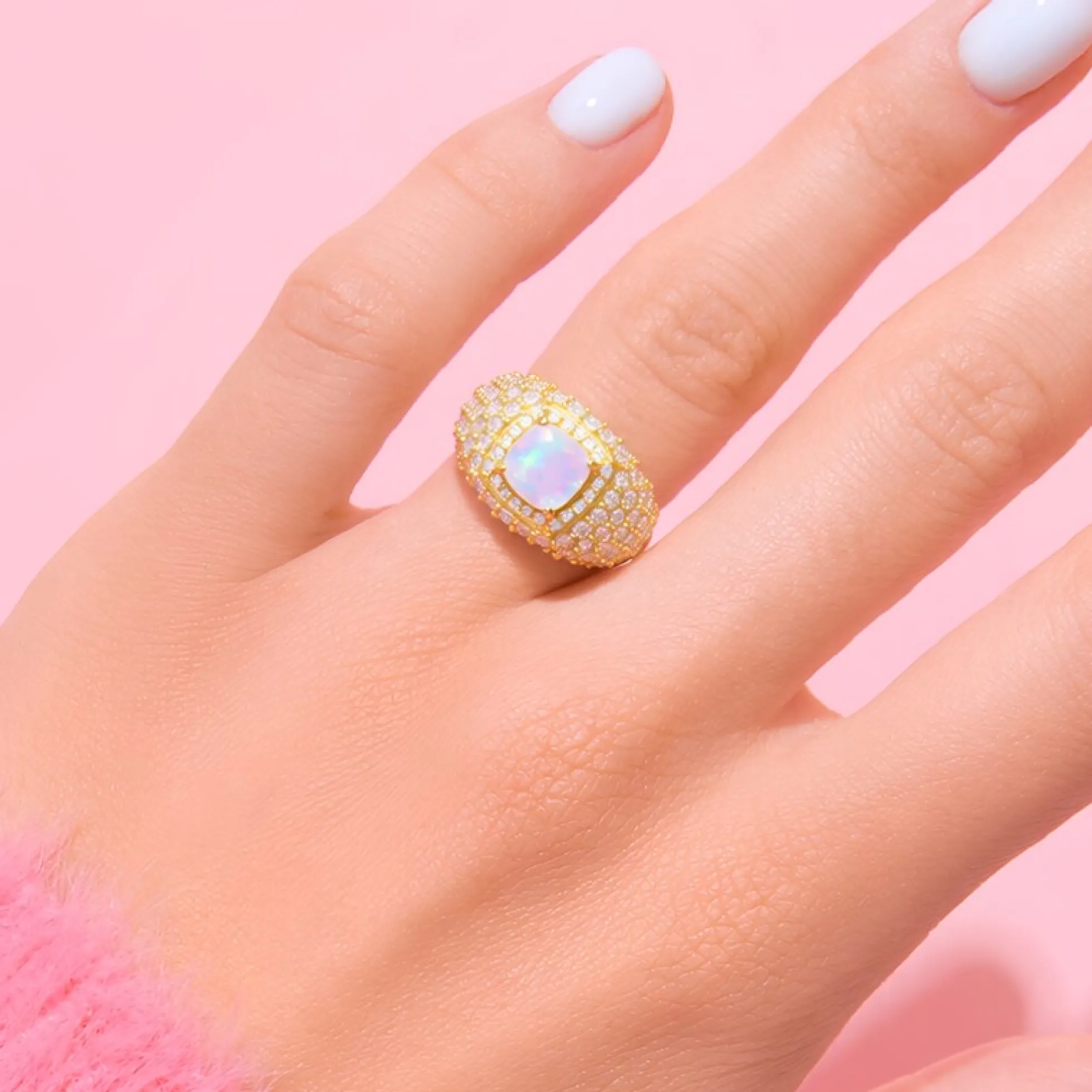 Welo-Opal-Silberring