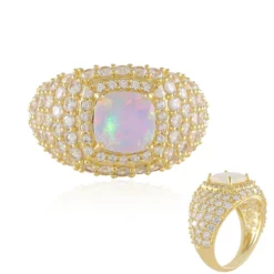 Welo-Opal-Silberring