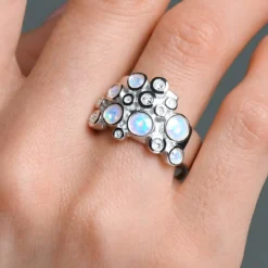Welo-Opal-Silberring
