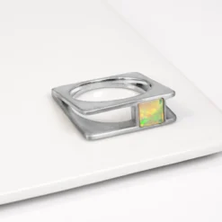 Welo-Opal-Silberring