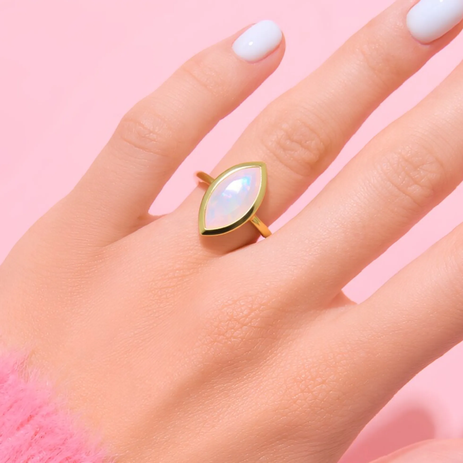 Welo-Opal-Silberring
