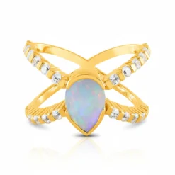 Welo-Opal-Silberring