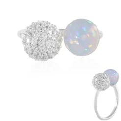 Welo-Opal-Silberring