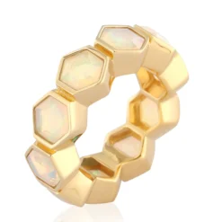 Welo-Opal-Silberring