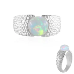 Welo-Opal-Silberring