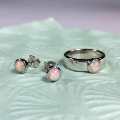 Welo-Opal-Silberset