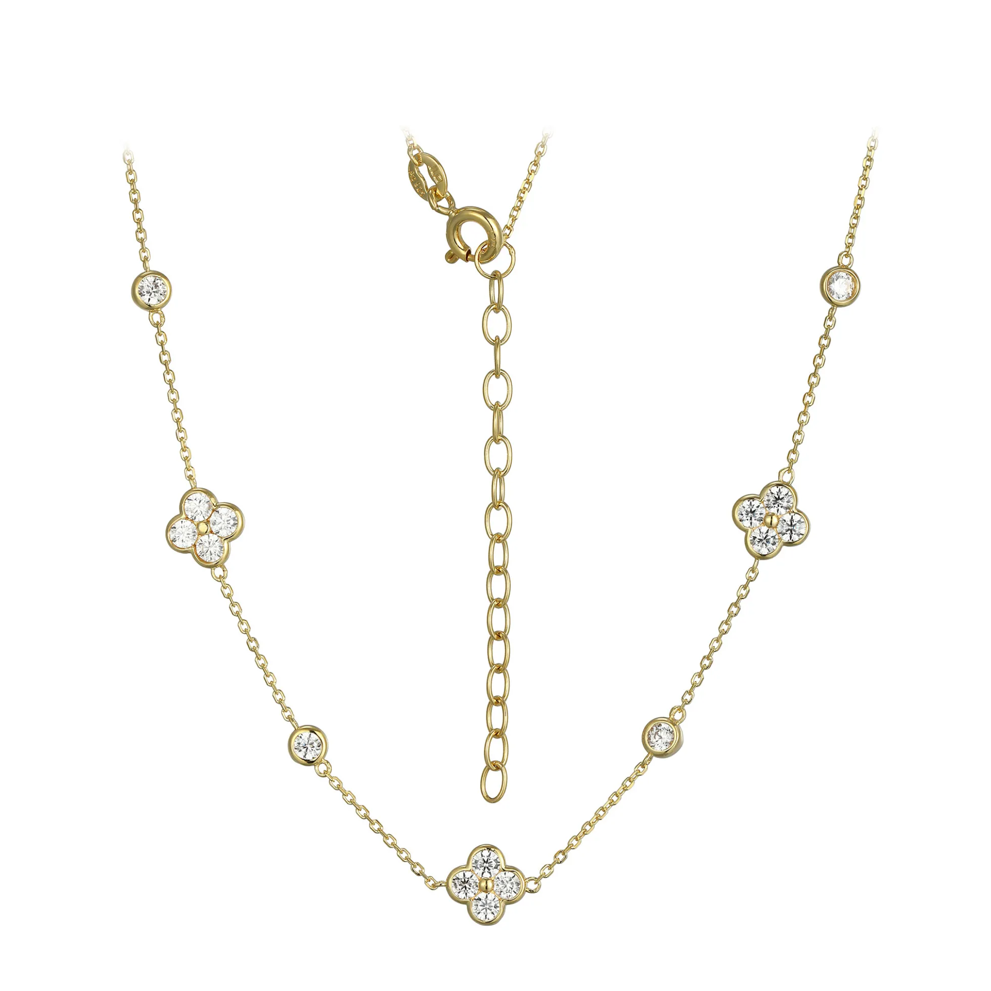 Zirkon-Silbercollier