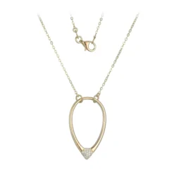 Zirkon-Silbercollier