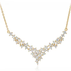 Zirkon-Silbercollier
