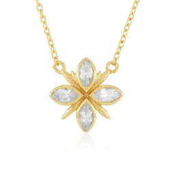 Zirkon-Silbercollier