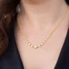 Zirkon-Silbercollier