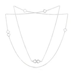 Zirkon-Silbercollier
