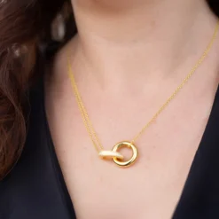 Zirkon-Silbercollier