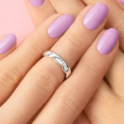 Zirkon-Silberring