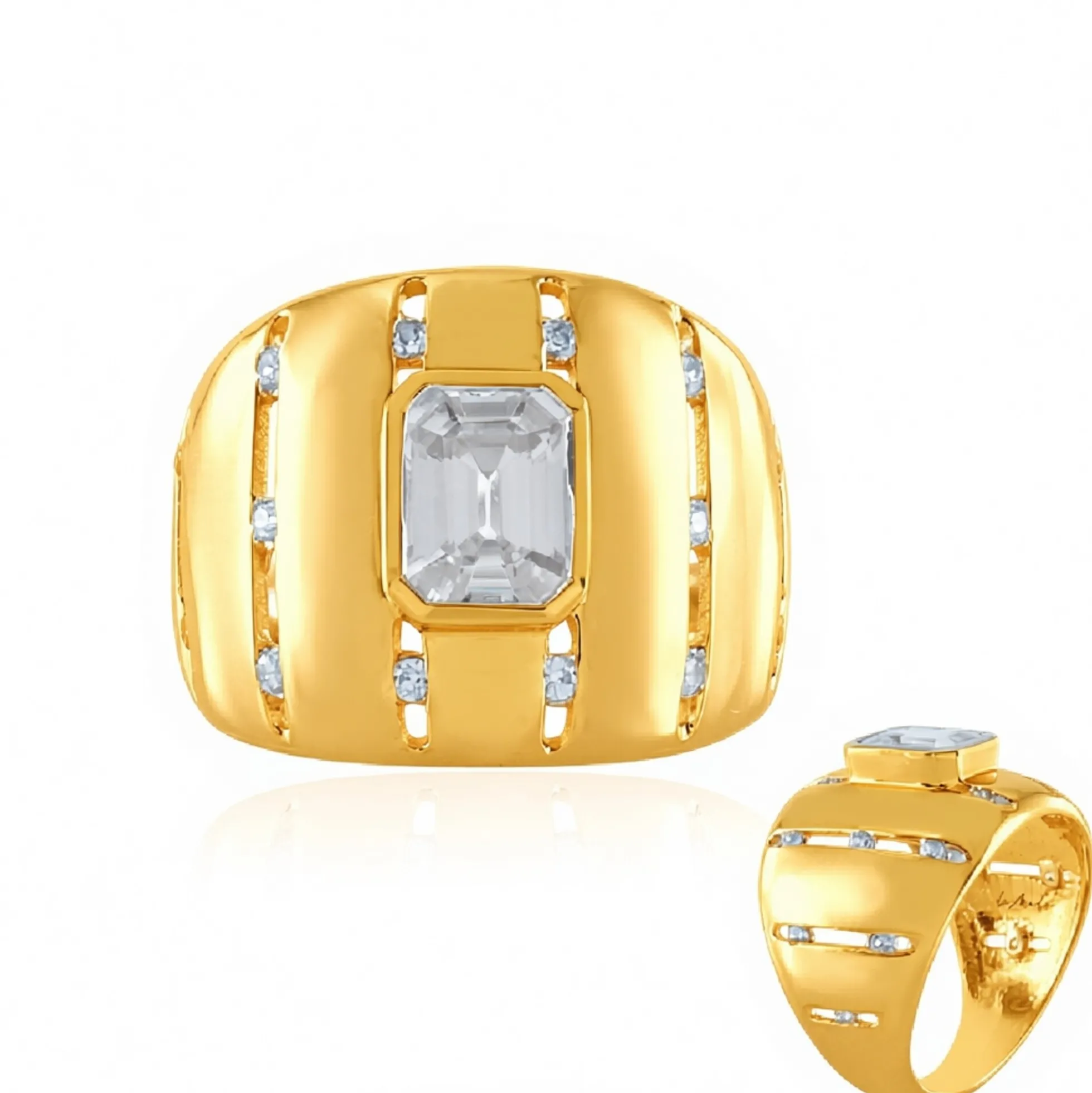 Zirkon-Silberring