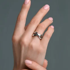 Zirkon-Silberring